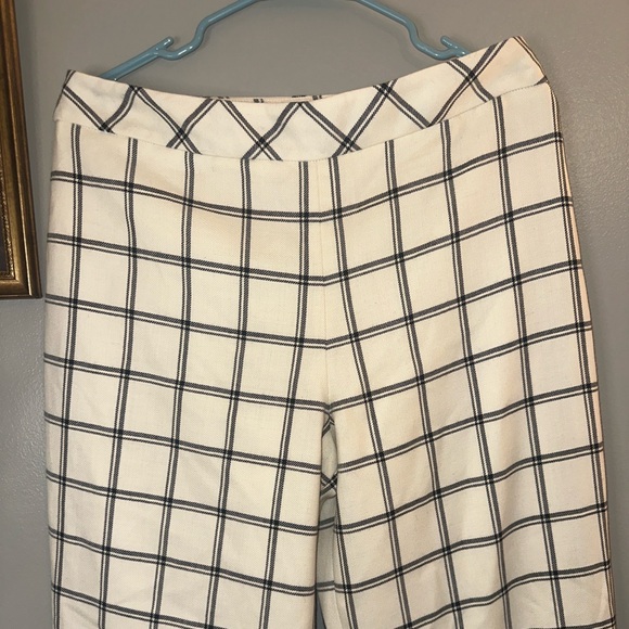 Pendleton 100% Virgin Wool Windowpane Trousers USA Size 10 Classic Preppy Pants - Picture 4 of 8